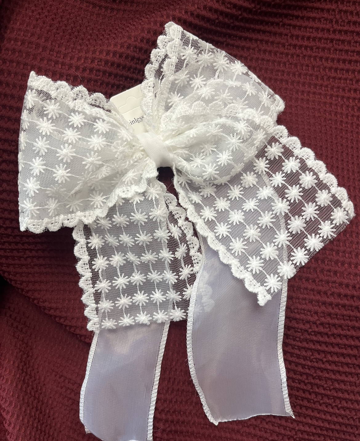 گیره توری شکوفه ای 